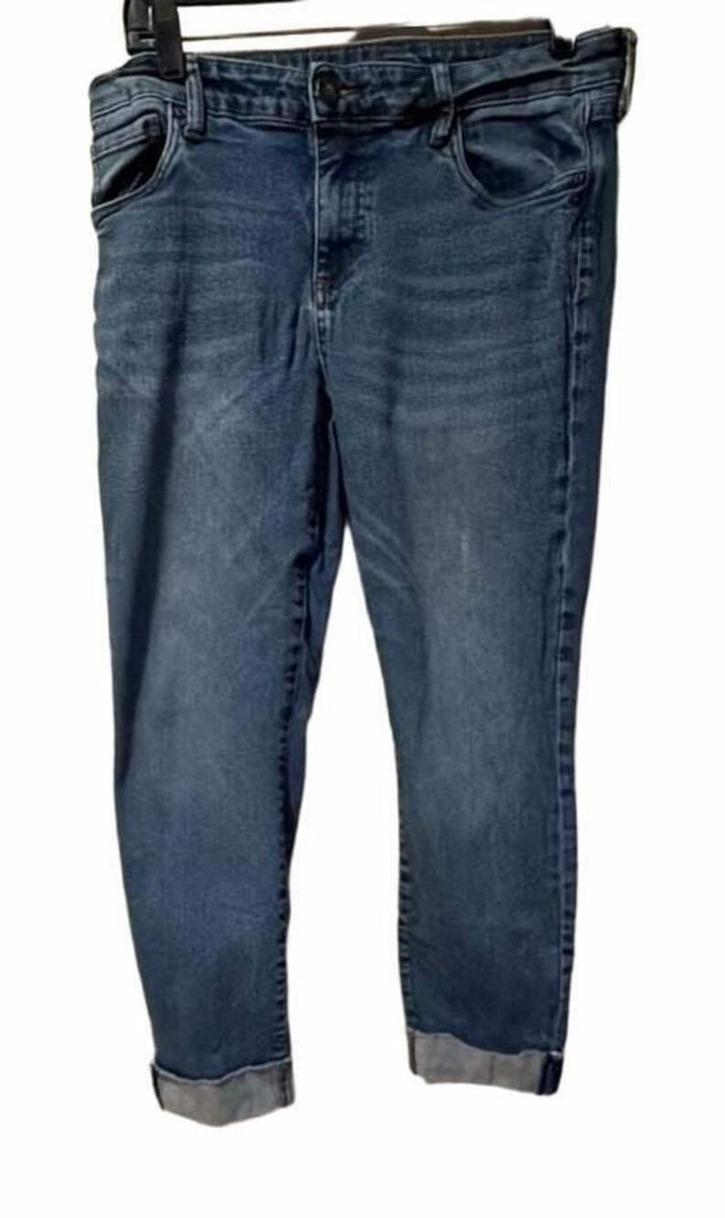 KUT Denim Jeans with Raw Hem, Size 10